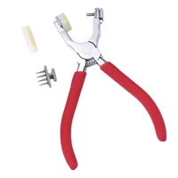 nonvor silent diy leather craft tools hole punches rhombus point pliers stitching tool 24 tooth stitching hand pliers