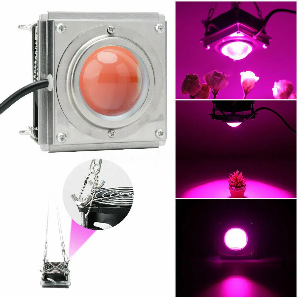 

60W COB LED Grow Light Full Spectrum Plant Phytolamp LED Lamp for Plants Aquarium Flowers Hydroponics Vegs Oc10