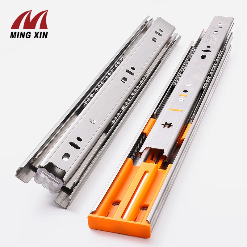 Выдвижные ящики 10 22 дюйма из нержавеющей стали бесшумная Подушка буфер мягкое