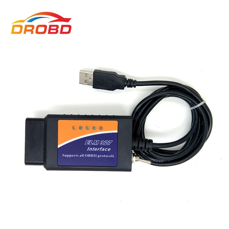Лучшее качество ELM327 USB V1.5 с переключатель изменение для Ford ELMconfig Forscan CH340 + 25K80 чип HS