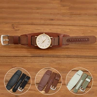 sports watchband universal men 18 20 22 24mm strap nylon woven leather holder casual clasp buckle boyfriend gift