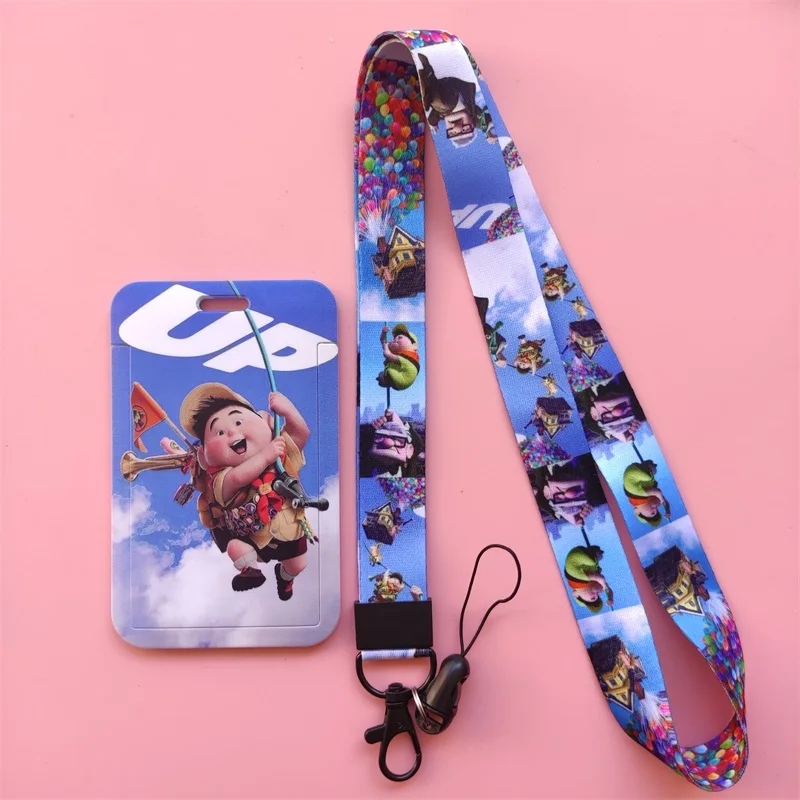 disney up mens card holder business badge card case frame abs employee case student lanyard name card holder free global shipping