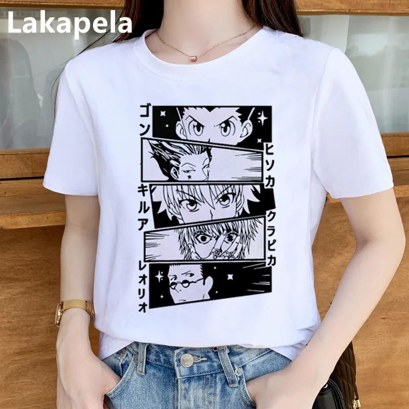 Футболка Hunter X в стиле аниме футболка с круглым вырезом дьявольским глазом |