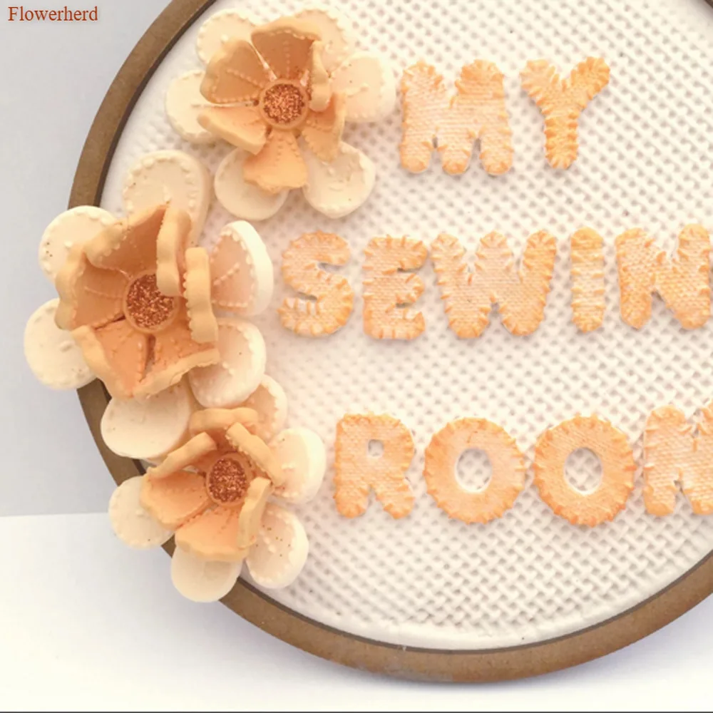 Льняная силиконовая форма для торта 26 Английских Букв | Дом и сад