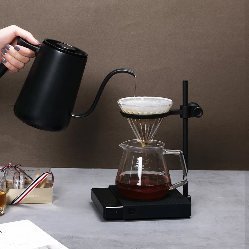 TIMEMORE черное зеркало 2 Smart pour over Coffee электронные весы с двойным датчиком
