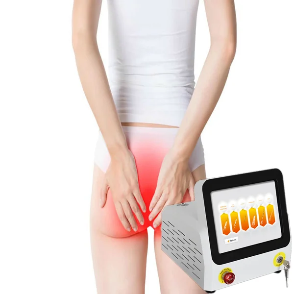 

fistula hemorrhoids diode laser 980nm high power 60w hemorrhoids treatment with medical CE equipment