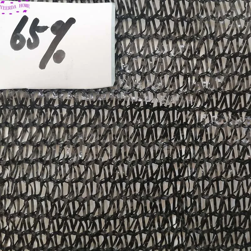 45% 65% 75% 85% черная Солнцезащитная сетка HDPE анти УФ наружный садовый солнцезащитный