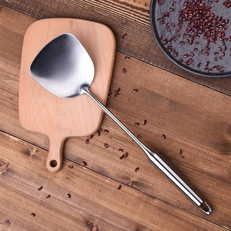 304 Stainless Steel Wok Spatula Stir Fry with Ergonomic Handle for Comfortable Grip and Heat-Resistant Protection | Дом и сад