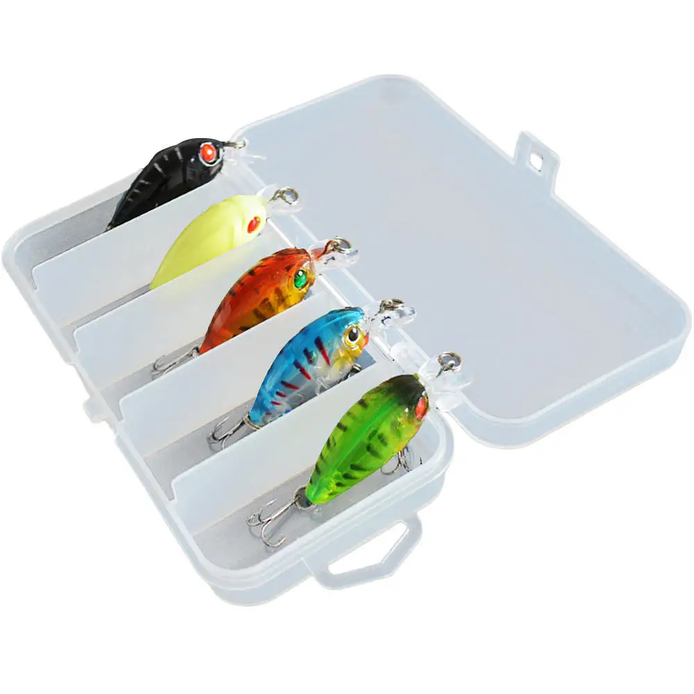 5 шт. рыболовные приманки в форме гольяна|Наживки для рыбной ловли| |