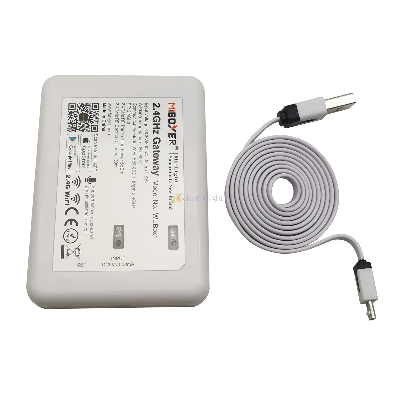 MiLight 10 Вт RGB + CCT Светодиодный прожектор FUTT05 IP65 AC85 265V водонепроницаемый FUT WL Box1 Wifi 2 4G