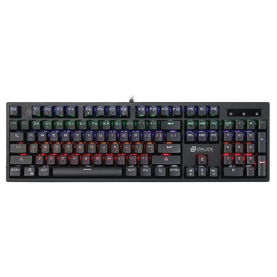 Клавиатура OKLICK 940G VORTEX черный | Компьютеры и офис