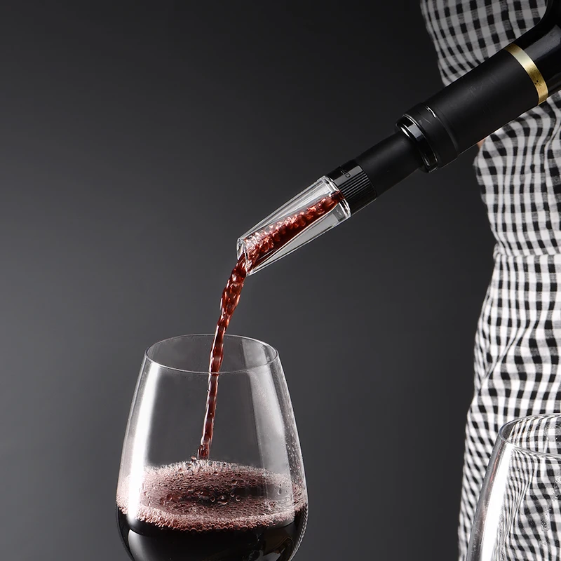 Mini Red Wine Aerator Quick 360 degrees Rotating Pourer Decanter Cap for Bottles Bar Accessories 1pcs | Дом и сад