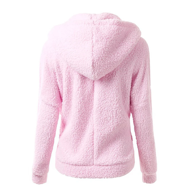 

Bigsweety Hot Sale Women Fleece Hoodies Winter Warm Hooded Long Sleeve Zipper Thicken Coat Outwear Sudaderas Jacket Sweatshirts