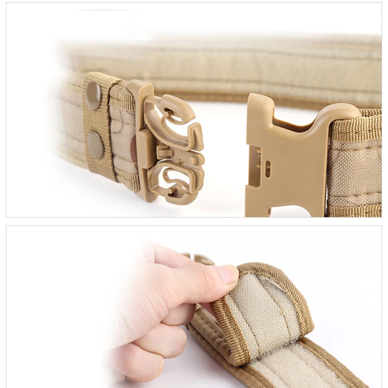 Ремень мужской Тактический в стиле милитари брезентовый быстросъемный пояс для