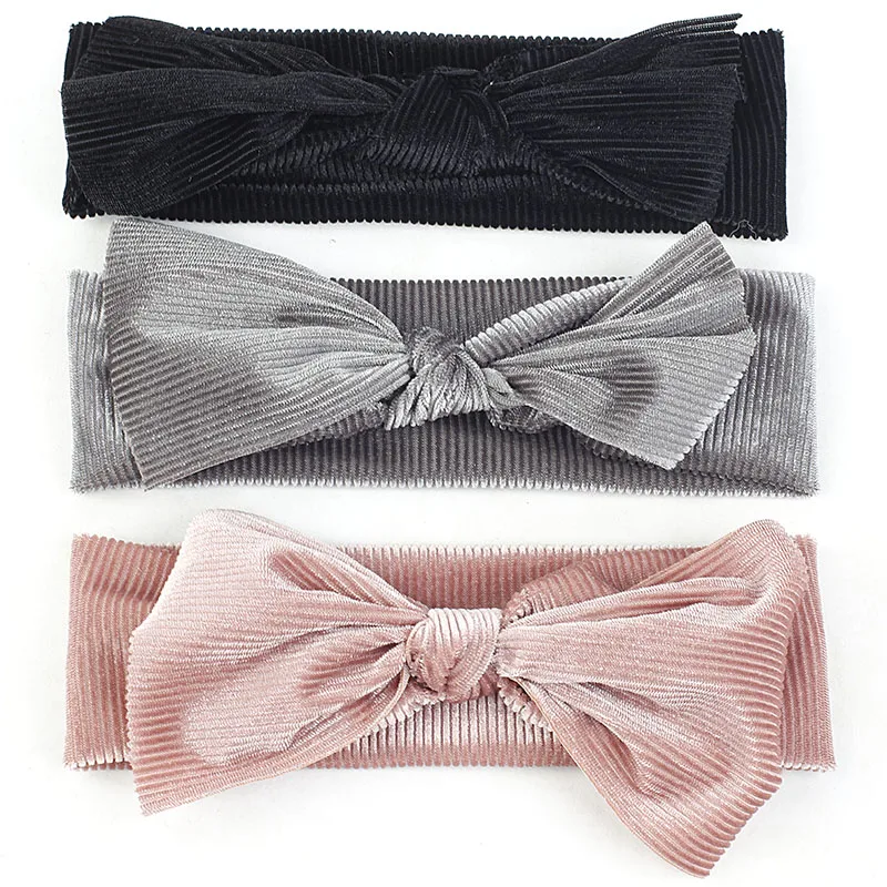 Детские повязки на голову для малышей милые ребристые эластичные волос