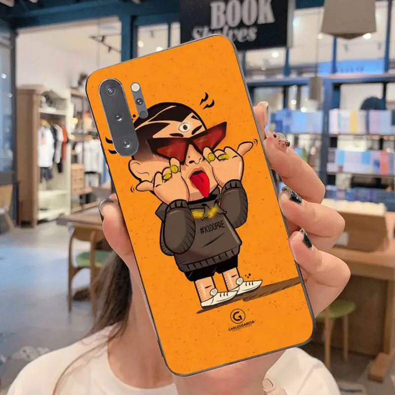 HPCHCJHM плохой кролик DIY окрашенный блестящий чехол для телефона Samsung Note 7 8 9 10 pro Galaxy J7
