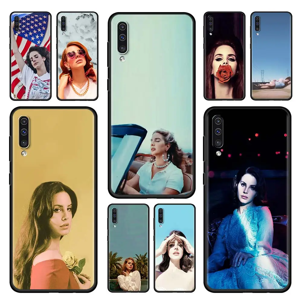 

Lana Del Rey Lus Soft Silicone Phone Case For Samsung Galaxy A50 A10 A70 A90 5G A30 A20s A20e A40 A10e A60 A80 Black Cover