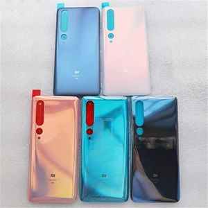 original glass for xiaomi m10 pro battery cover case spare parts for xiaomi m10 mi 10 battery back cover door phone housing case