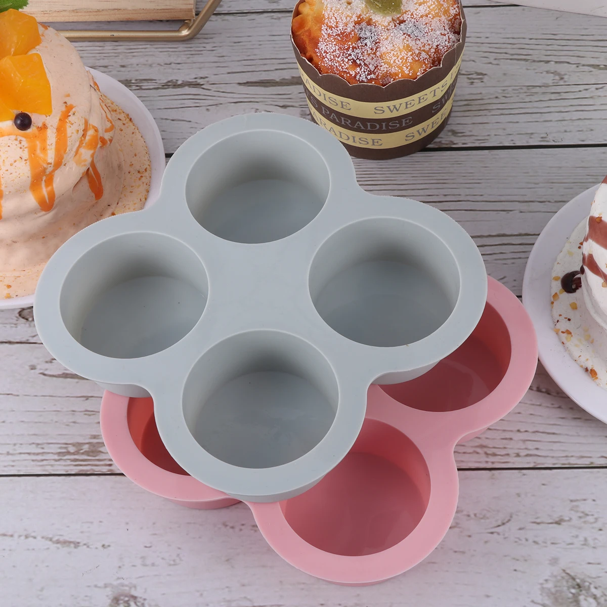 2 шт. форма для мыла 4 сетки силиконовая цилиндрическая ароматическая выпечка