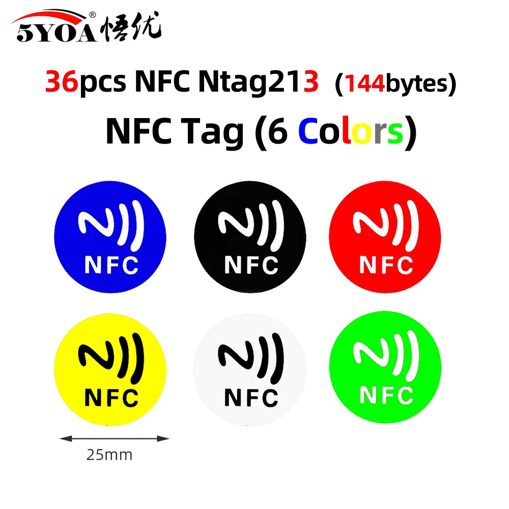 80 шт./35/25/18 универсальные RFID-метки NFC-метки | Безопасность и защита