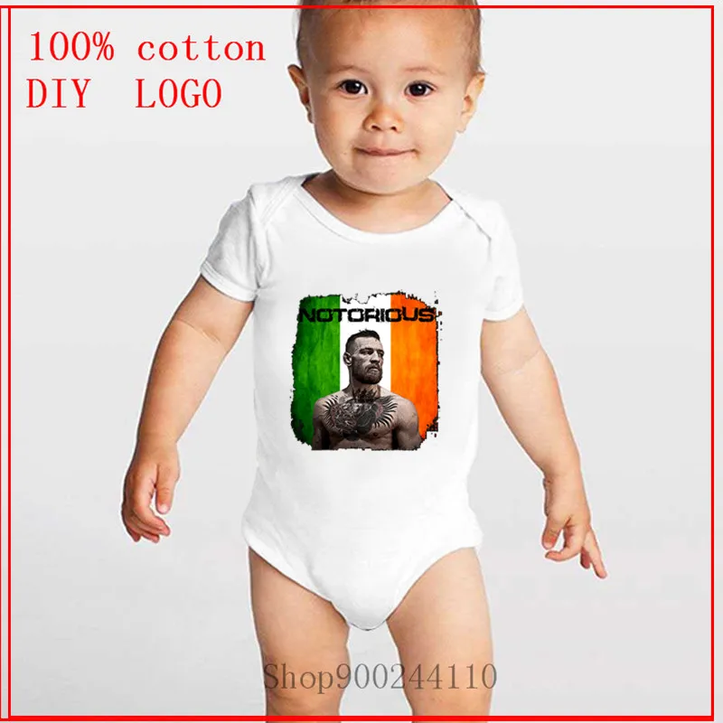 Комбинезоны с принтом Conor Mcgregor летняя одежда для новорожденных комбинезон