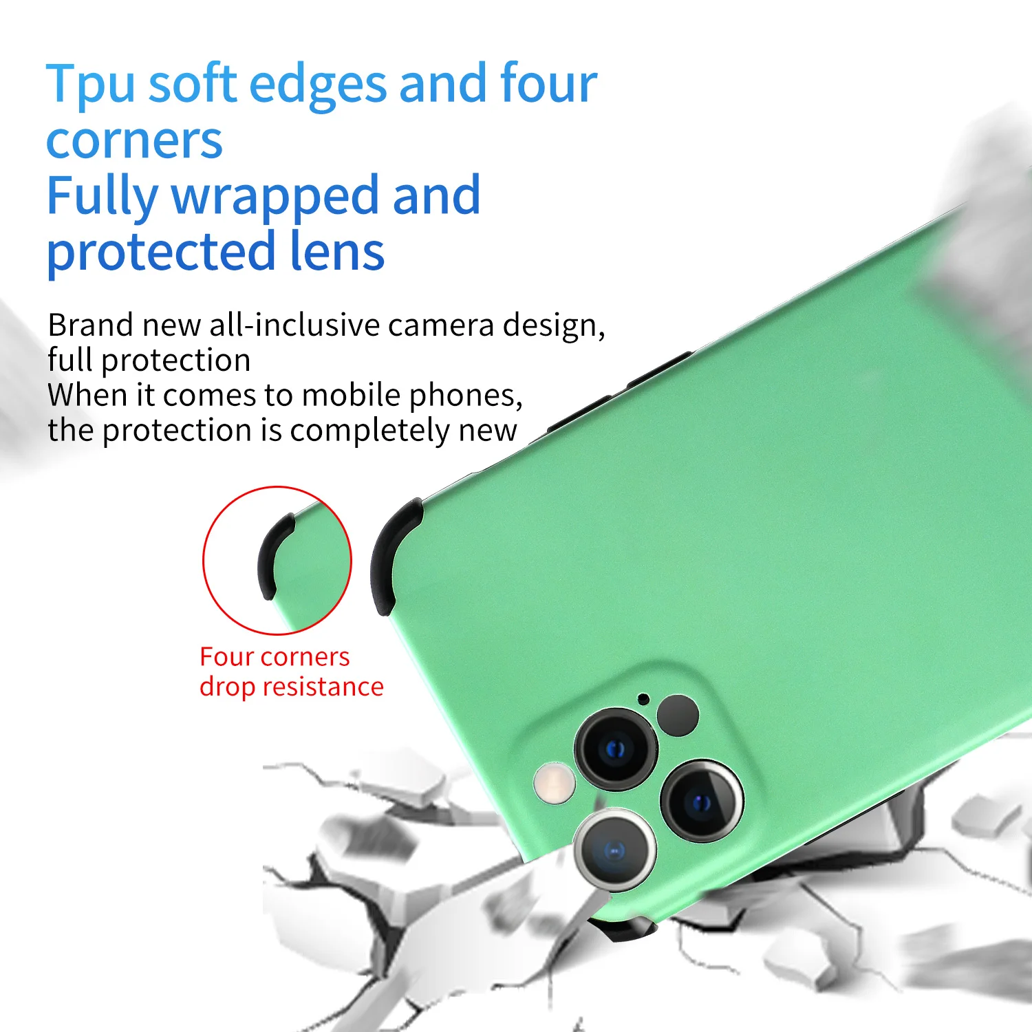 

For Xiaomi 11 Lite 4G Case Shockproof Candy Color Silicone Phone Case For Xiaomi Mi 11 Pro Lite 2021 Mi11 Soft TPU Cover