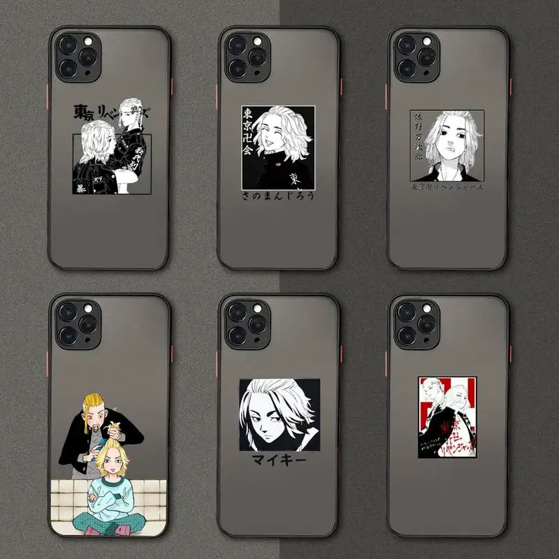 

Tokyo Revengers anime Phone Case matte transparent For iphone 7 8 11 12 plus mini x xs xr pro max cover