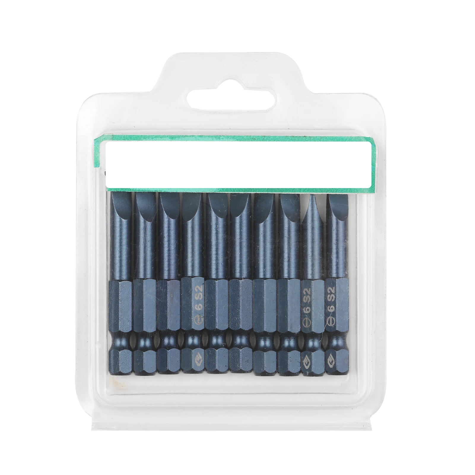 

10Piece Slotted Screwdriver Bit Set 1/4-inch Hex Shank S2 Steel Magnetic Screw Driver Bit Set for Power Screwdriver