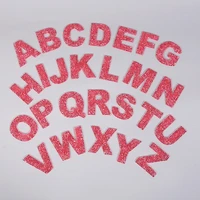 multicolor 26pcsset thermaodhesive a z english letters iron on rhinestones patches for clothing hats shoes applique stickers