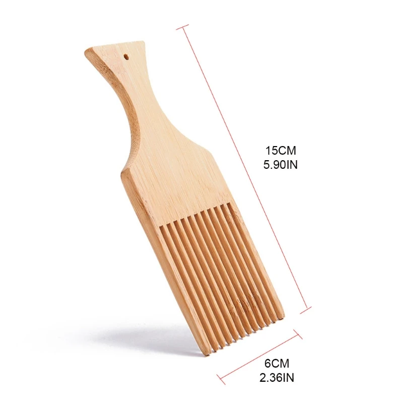 

Wooden Beard Comb Wood Hair Pick Comb Beard Pick Comb Wooden Hair Picks Long Tooth Detangling Comb for Women Men
