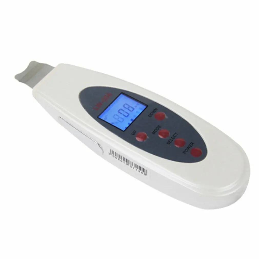 

Ultrasonic Skin Scrubber Deep Face Cleaning Machine Digital Display Facial Massager Ultrasound Peeling Clean Tone Lift
