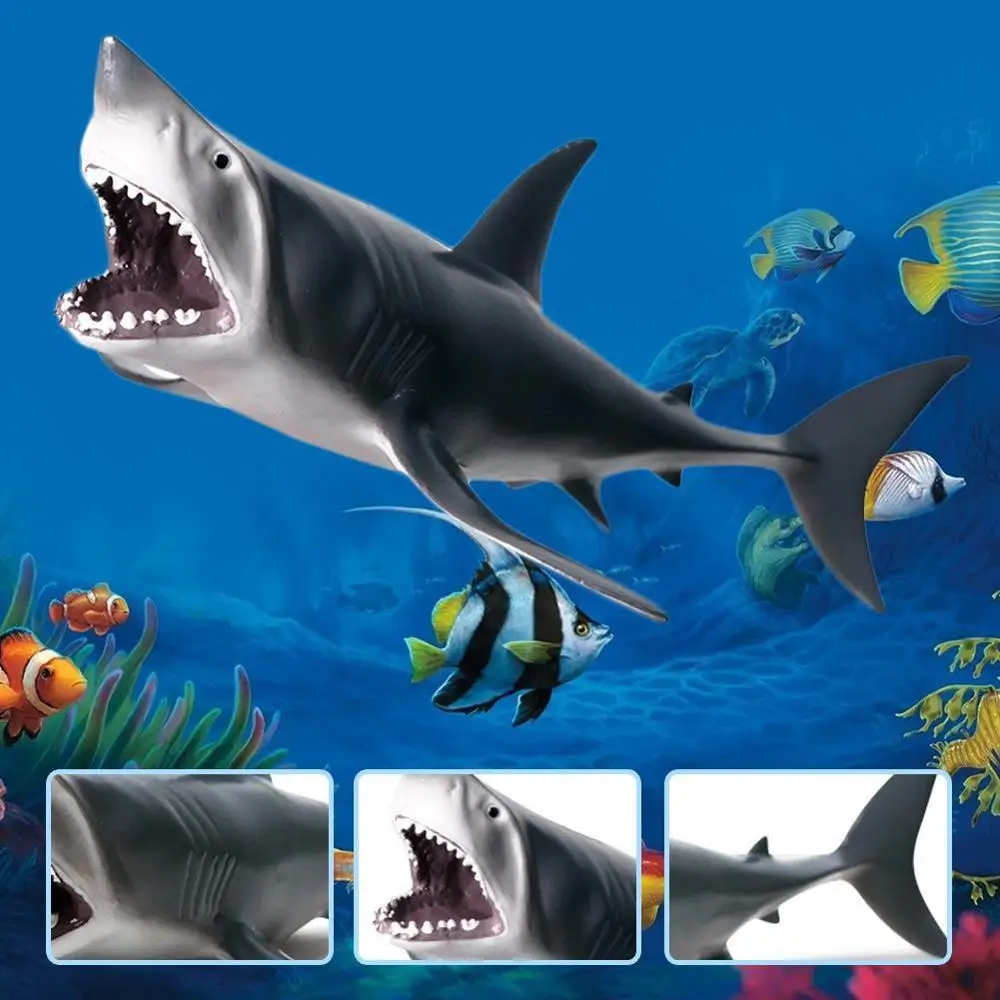 

Lifelike Shark Shaped Toy Realistic Motion Simulation Animal Model Kids Gift Simulation Animal Model for Kids Children
