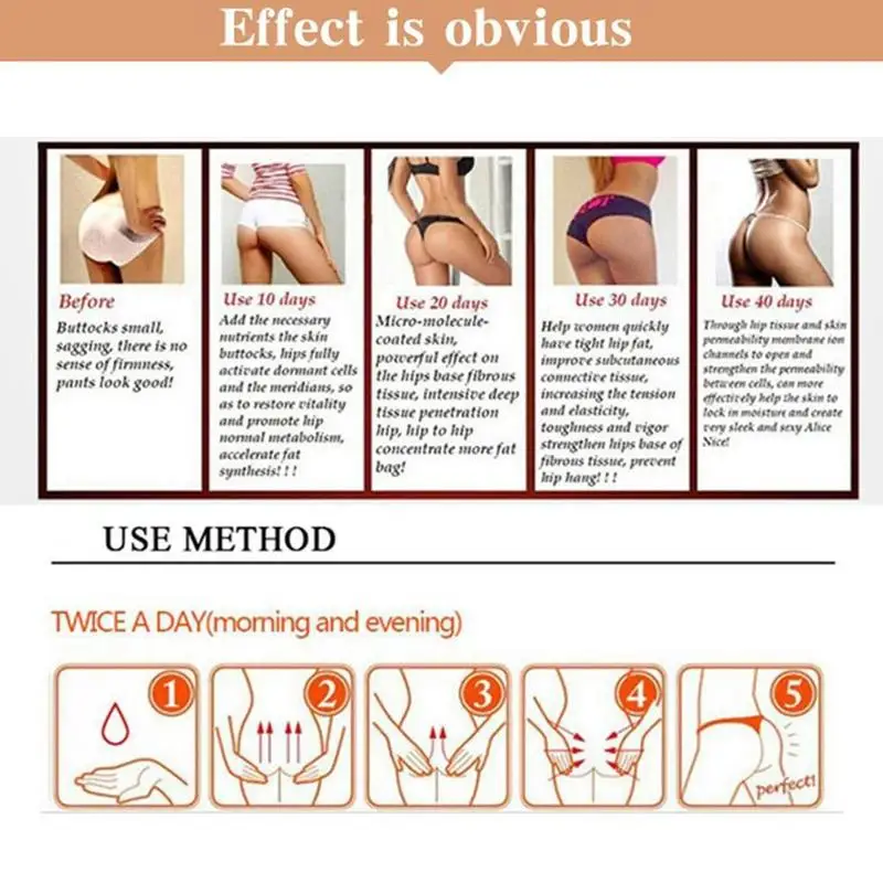 Подтяжка бедер для увеличения ягодиц 30 мл лифтинг крем увеличение масло | Красота