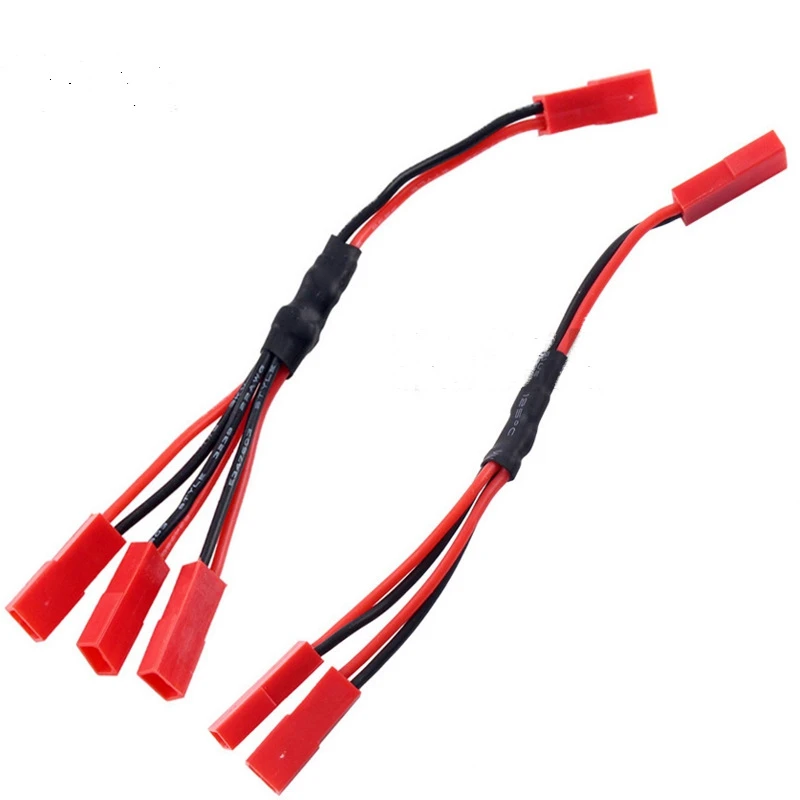 JST разъем сплиттер Мужской Женский Y кабель параллельный разветвитель жгут для 1/10