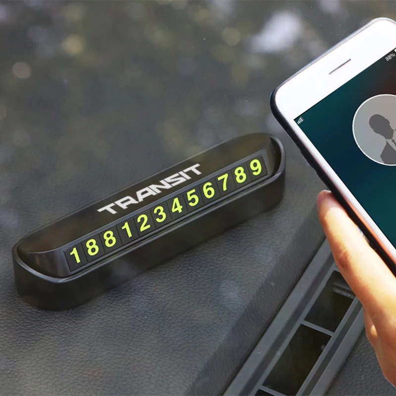 Автомобиль для временной парковочной карты номер телефона держатель автомобиля