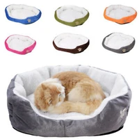 pet dog cashmere bed warming dog house soft sofa material nest dog baskets fall winter warm kennel for cat puppy supplies