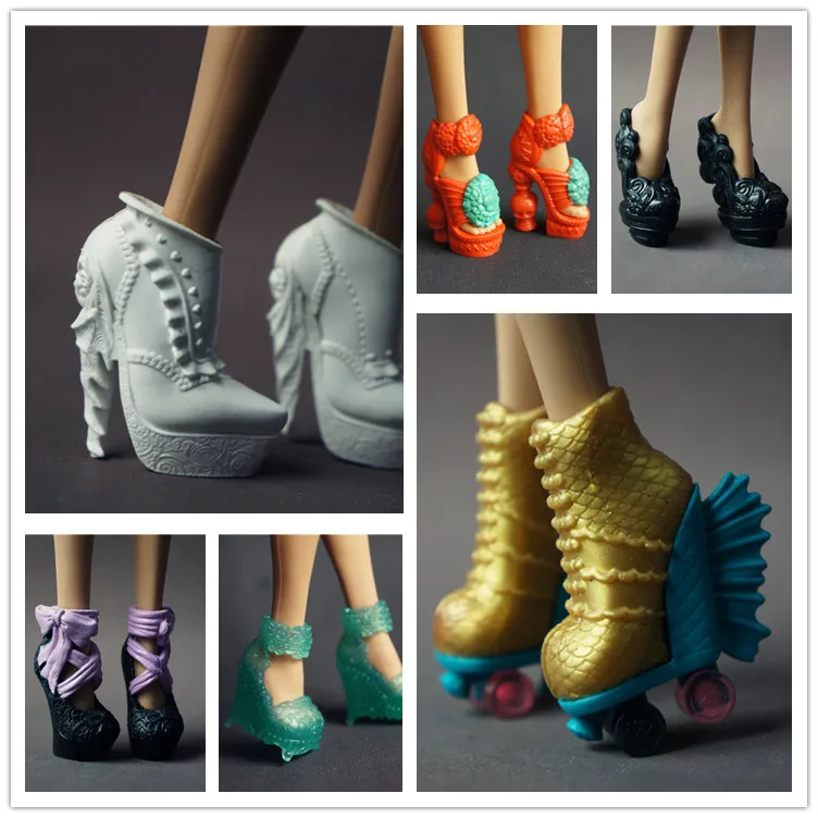 Обувь для школы Monster High детская обувь различные ботинки wave 3|Куклы| |