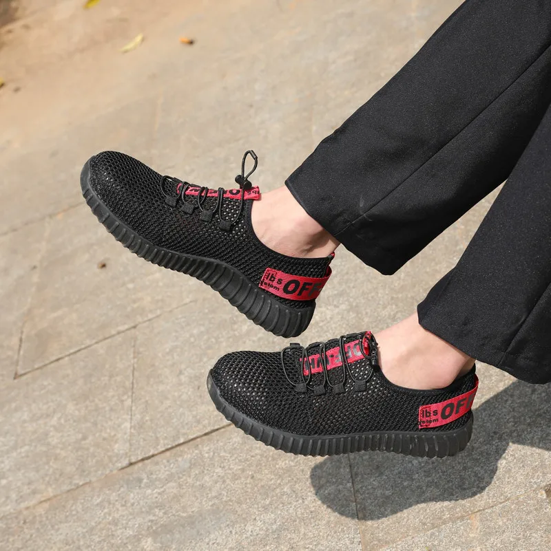 Кроссовки мужские сетчатые легкие сандалии для защиты от ударов и прокола