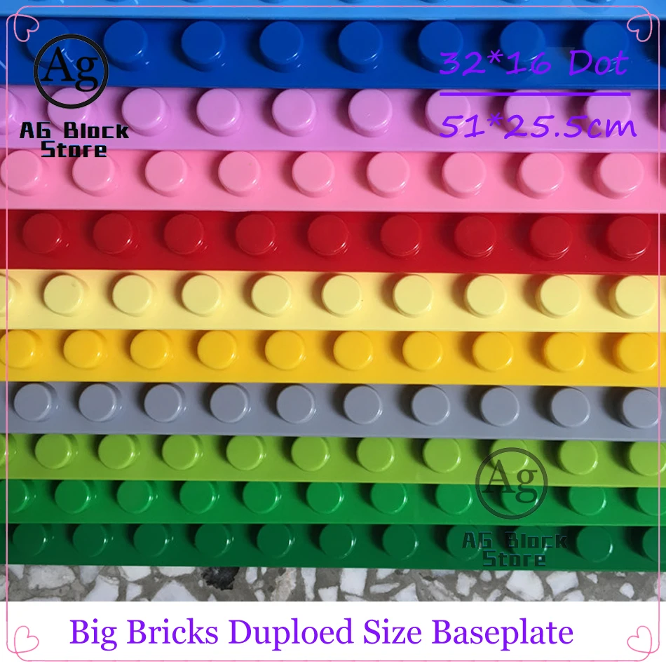 Блоки большого размера для крепления на руке 32*16 точечная DIY строительные блоки