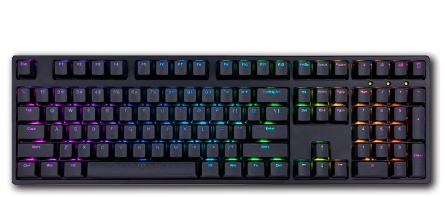 IKBC 87 keyboard RGB cherry brown red speed mechanical keyboard backlighting RGB 108 keys