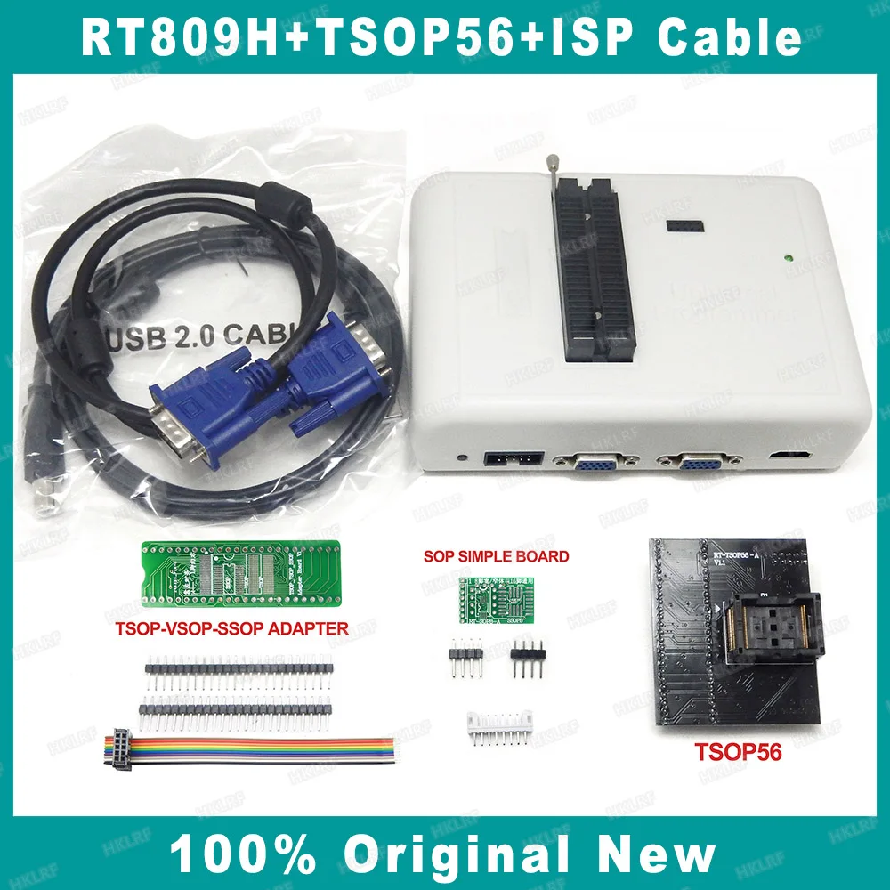 Официальный поставщик RT809H EMMC Универсальный программист с адаптером TSOP56