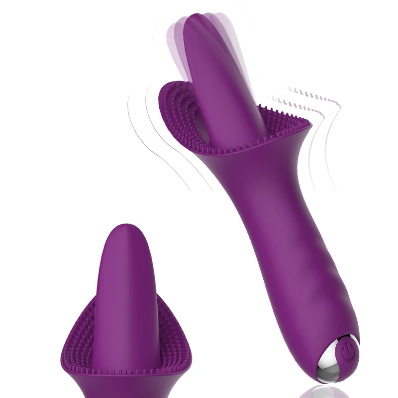 Silicone Innovative G-spot Vibrator Rechargeable Tongue Massage 10 Speed Vibrating Quiet Clitoris Stimulator Sex Toys for Women | Красота и