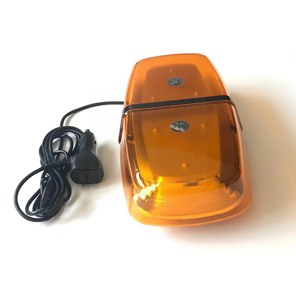

72 LED Strobe Beacon Lights Rooftop Flash Emergency Light Roof Truck Atmosphere 12V-24V Yellow/Amber Strobe Light Car Warni Q2U7