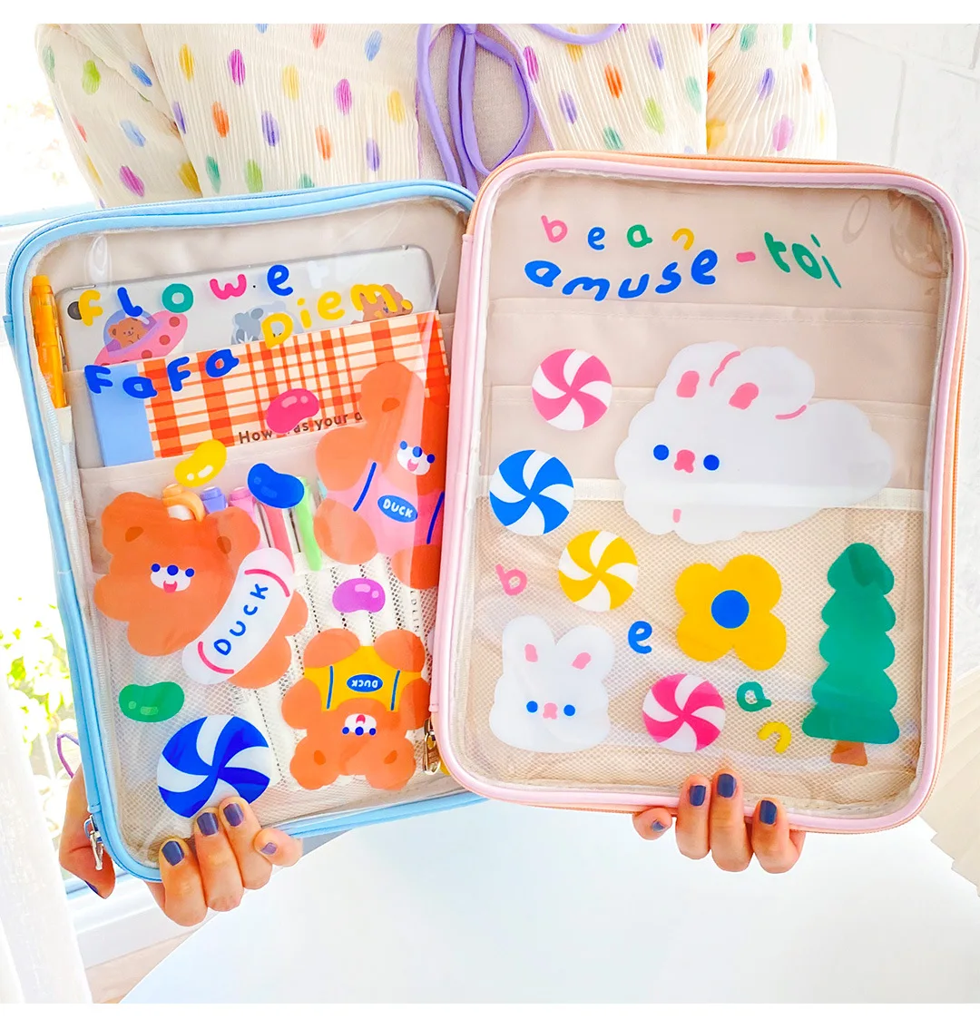 Новинка 2021 модная Корейская сумка для ноутбука корейских Instagram милый медведь