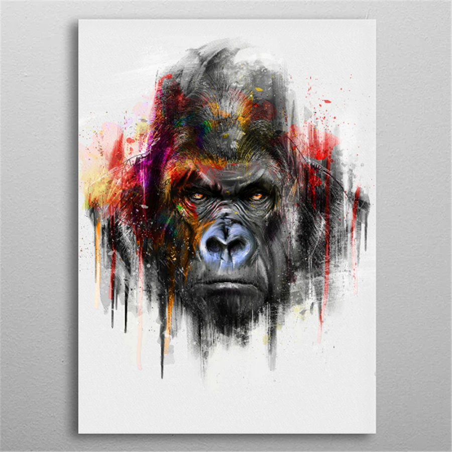 

Алмазная 5d-картина «сделай сам», вышивка «Горилла Альфа», Алмазная мозаика, полноразмерная картина стразы, подарки, домашний декор, наклейк...