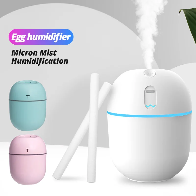 

SEYNLI Ultrasonic Mini Air Humidifier 220ML USB Aroma Essential Oil Diffuser Home Car Fogger Mist Maker with LED Night Lamp