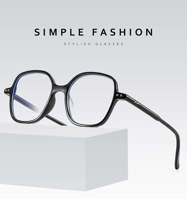 

Vintage Women Glasses Frame Men Anti Blue Light Eyeglasses Frames Retro Square Glasses Clear Lens Optical Spectacle Frame
