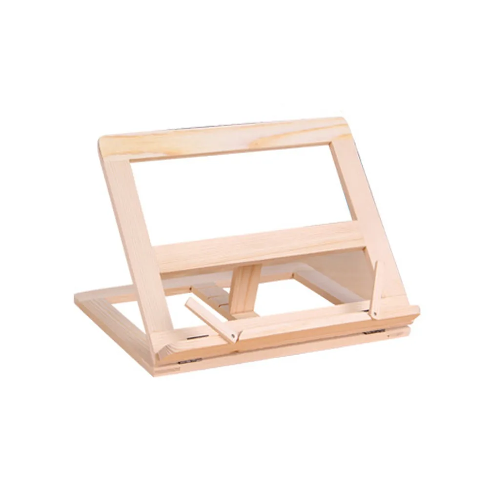 

Wooden Frame Reading Bookshelf Multifunction Reading Tools Bookend Wood Table Drawing Easel Stationery New Arrive