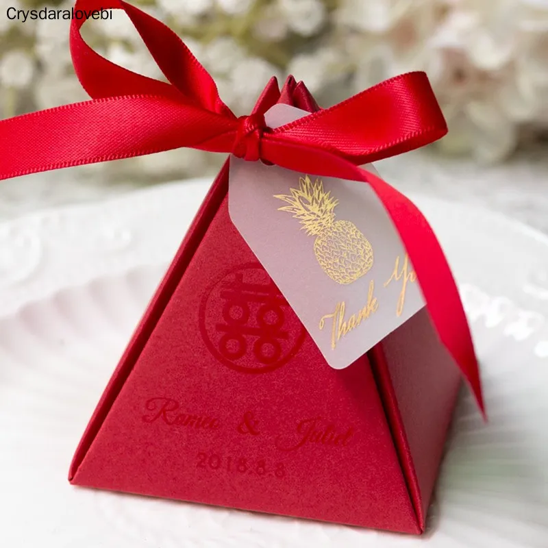 Индивидуальные свадебные коробки конфет для подарков этикетки день рождения DIY