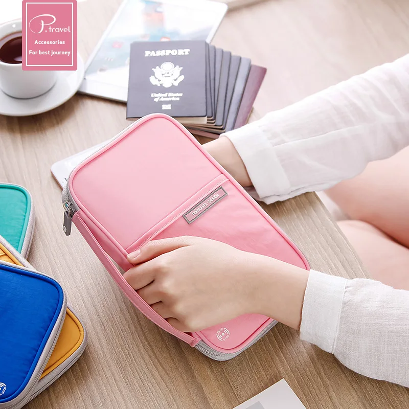 Сумка для паспорта из коровьей кожи с мультипликационным рисунком ручная